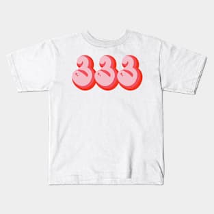 333 Angel Number Kids T-Shirt